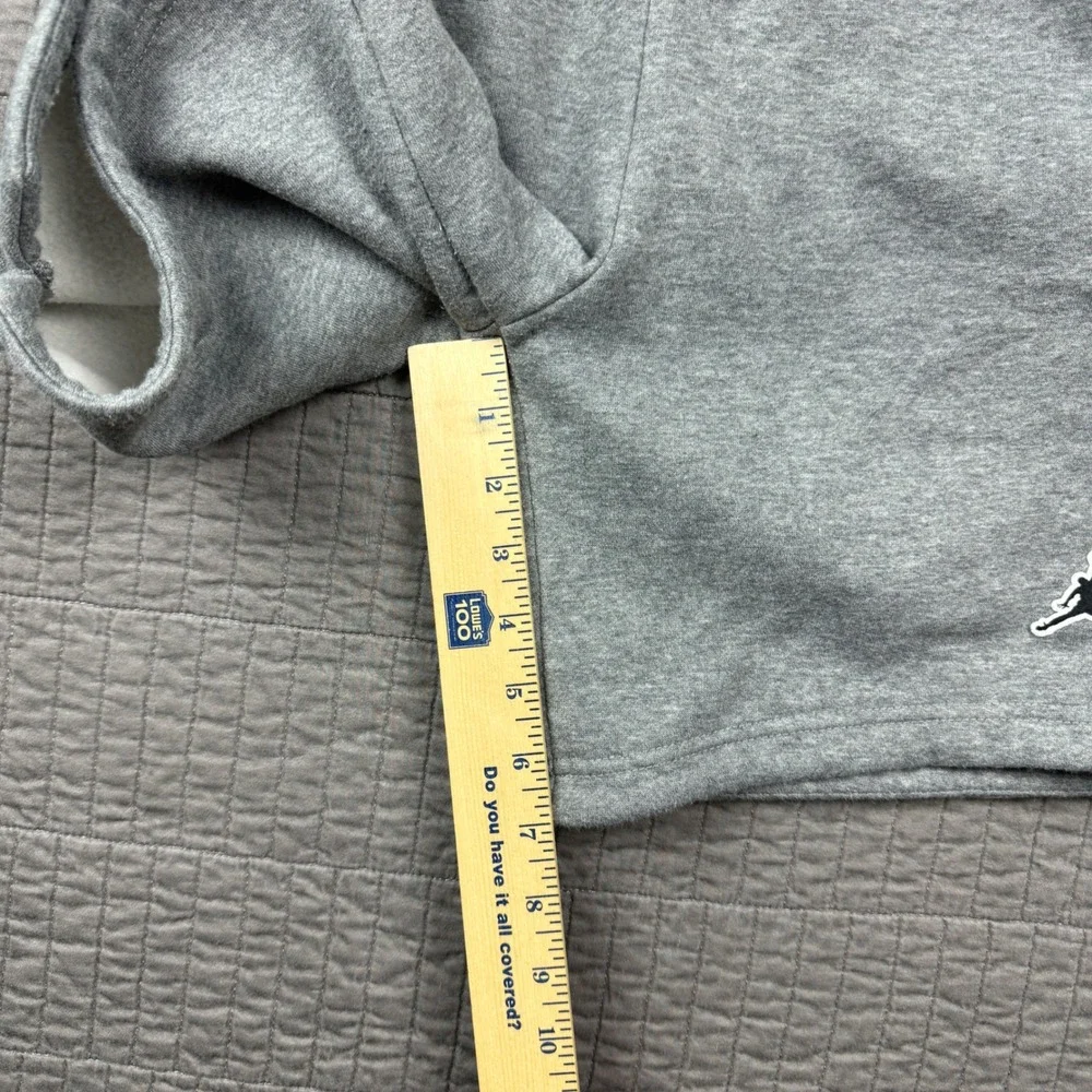 Jordan Boys Youth Large 12-13 Yrs Gray Fleece Shorts Jumpman Casual Active